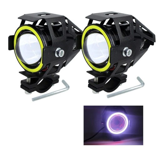 Motorcykel LED-forlygte 2 stk. A1836
