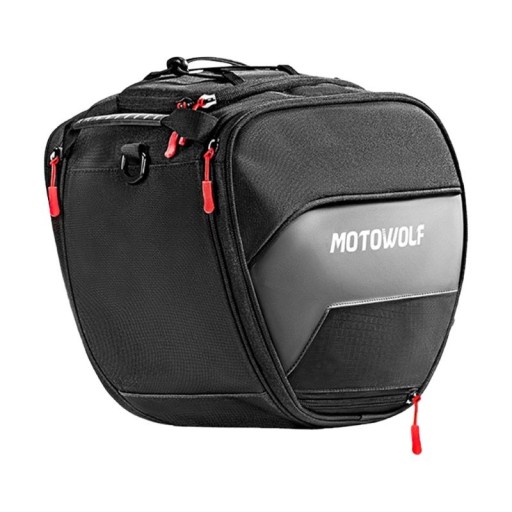 Motorcykel taske til tank 15 l 28 × 33 × 32 cm sort opbevaringspose til scooter og motorcykel til bagage og tilbehør
