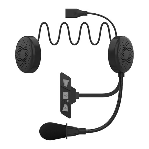 Motorfiets Bluetooth intercom SK-32W met vaste microfoon Bluetooth 5.2 35 uur batterijduur automatische oproepbeantwoording spraakbesturing
