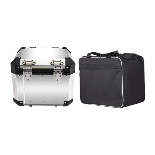 Motorrugzak voor bovenste koffer 28 l 35 × 26 × 31 cm zwarte textiele bagage-organizer voor motorfiets
