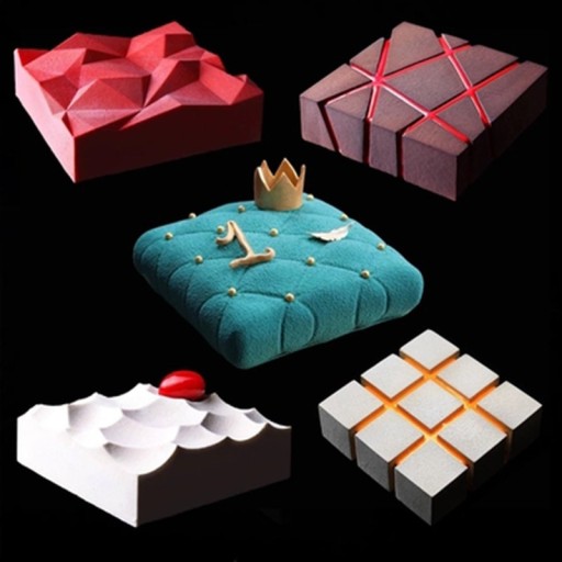 Moule à gâteau en silicone carré