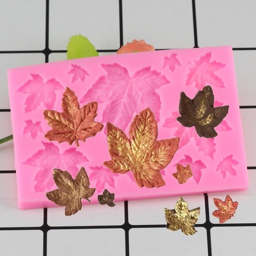 Moule en silicone feuilles d'érable