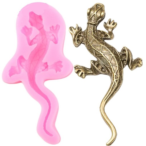 Moule en silicone lézard