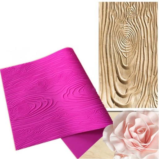Moule en silicone motif bois