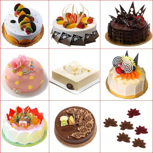 Moule en silicone pour décoration de gâteau