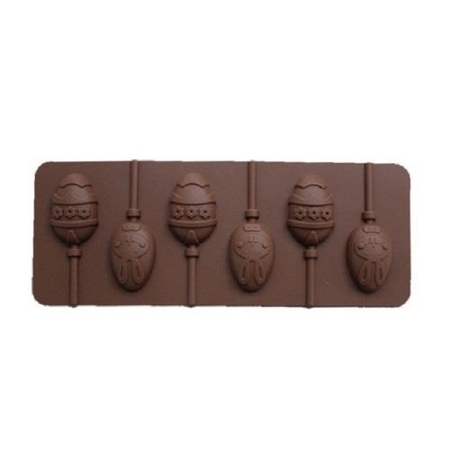 Moule en silicone pour sucettes œuf de Pâques