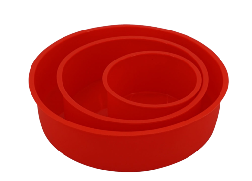 Moules à gâteau en silicone 3 pcs