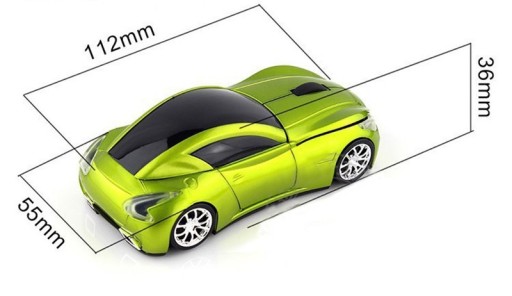 Mouse Wireless Auto Sportivo J2308