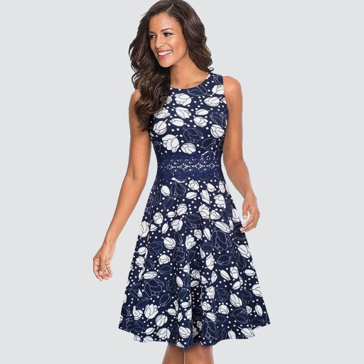 Mouwloze mini-jurk voor dames A2501