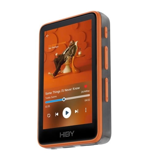 MP3 přehrávač s podporou DSD256 a PCM 384 kHz i 32 bit 3 palce dotykový displej Bluetooth 5.1 a Wi-Fi 83,5 x 51,1 x 12,35 mm pro hudbu