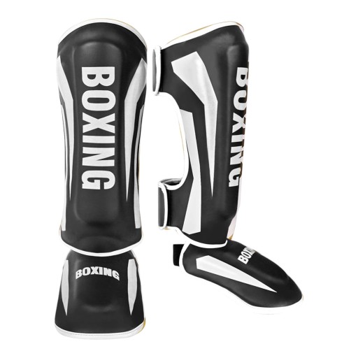 Muay Thai - S-koko Shin ja jalkasuojat, korkeus 105–135 cm, vahvistettu nilkkasuoja, lapsille, nyrkkeily ja taekwondo