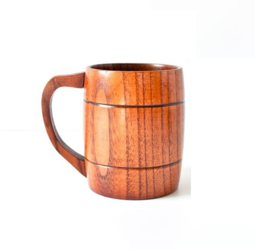 Mug à bière en bois
