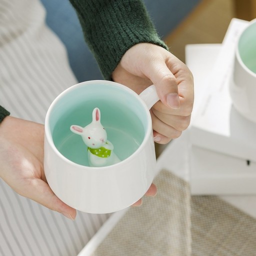 Mug avec décoration d'animaux