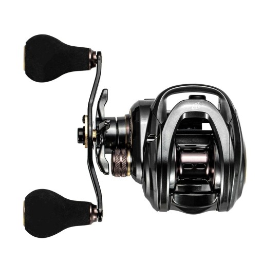 Mulinello Baitcasting 7,2:1 con freno da 9,5 kg e 11+1 cuscinetti Bobina profonda Nero-grigio Per mancini Per la pesca in mare e la pesca dei polpi