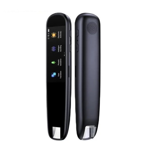 Multifunctional Text Translation Scanner USB-C Scanning Pen with LCD Display Intelligent Translation Pen with Dictaphone, Offline Mode and Electronic Dictionary 13.8 x 3.2 x 1.5 cm