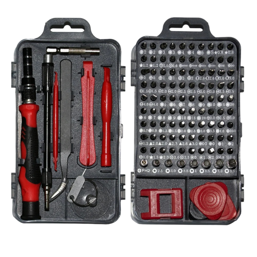 Multifunctionele schroevendraaierset 115-delig Schroevendraaierset voor elektronica- en telefoonreparaties Professionele set voor telefoon-, pc- en elektronicareparaties