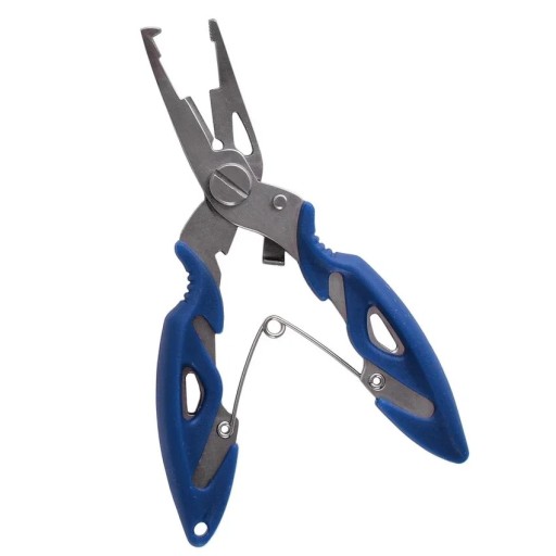 Multifunctionele zilveren vistang 12 x 5 cm roestvrij staal vistang haak verwijderen krimpen lijn knippen visgerei visaccessoires