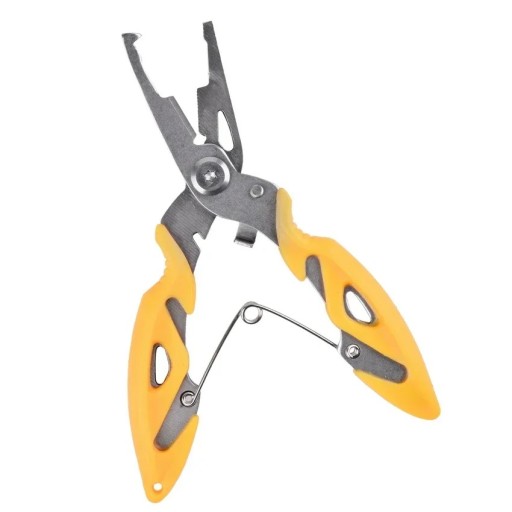 Multifunctionele zilveren vistang 12 x 5 cm roestvrij staal vistang haak verwijderen krimpen lijn knippen visgerei visaccessoires
