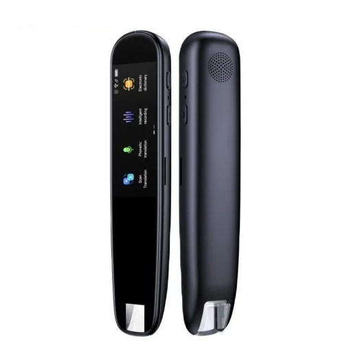 Multifunkční skener na překlad textů USB-C Skenovací pero s LCD displejem Inteligentní překládací pero s diktafonem, offline módem a elektronickým slovníkem 13,8 x 3,2 x 1,5 cm