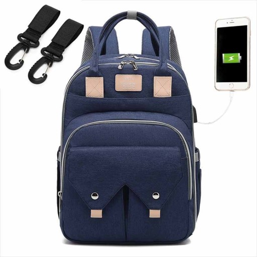 Multifunkčný batoh na kočík s USB portom