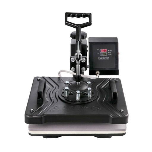 Multifunktionale Transferpresse 8 in 1 Druck auf Tassen, Tellern, Kappen, Textilien 38,5 x 29,5 cm 1250W LCD-Display 360°-Arm