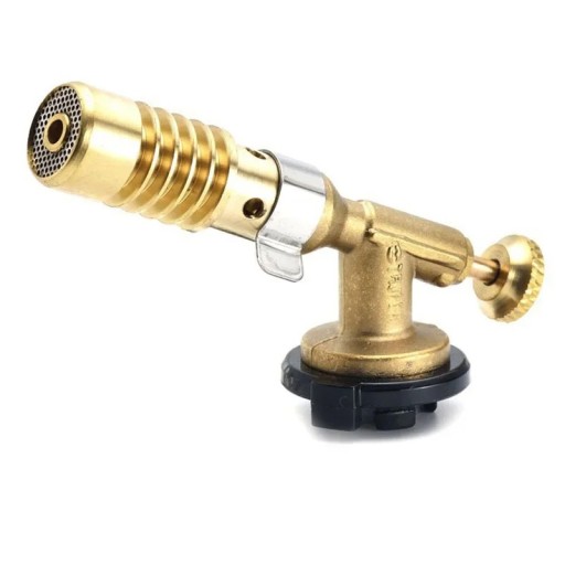 Multifunktionel gasbrænder 12 cm justerbar flamme køkken flammende lighter håndholdt fakkel til crème brûlée lodning grill gør-det-selv