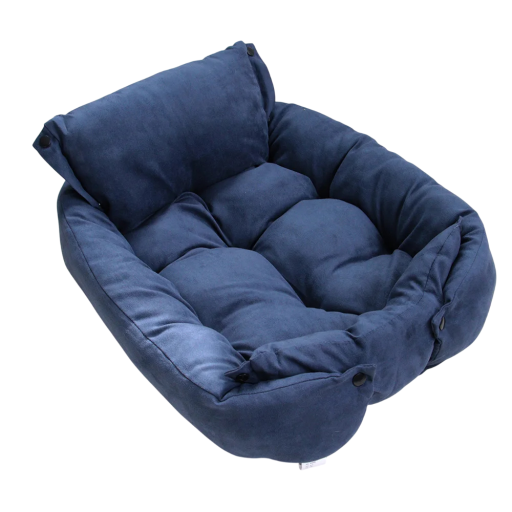 Multifunktionell matta för hundar och katter 3 i 1 94 x 67 cm Vinterbädd Fällbar sovsäng Mjuk kudde för valpar och kattungar Husdjur