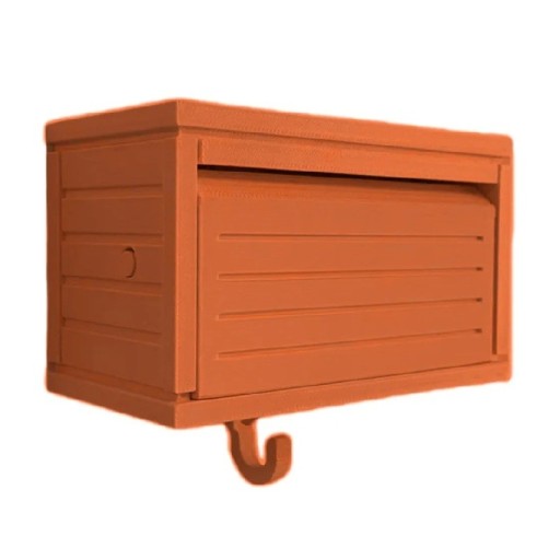 Multifunktionell nyckelhållare med öppningsbara dörrar 10,3x5x6 cm av PVC för organisering av nycklar och tillbehör i hemmet