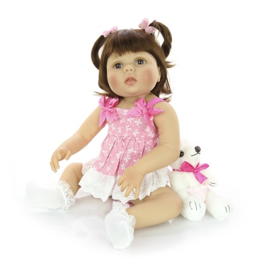 Muñeca realista con accesorios 57 cm