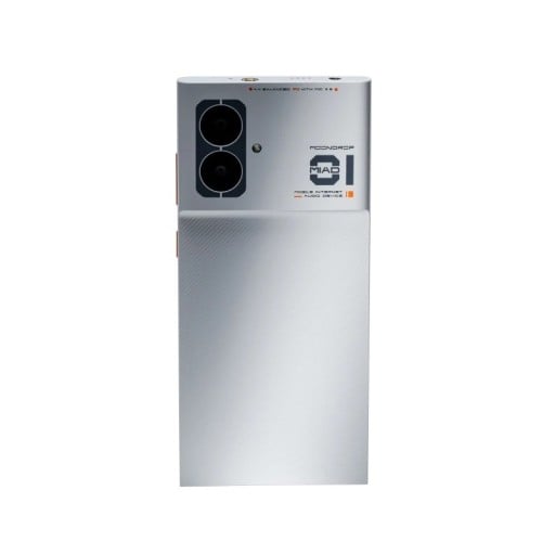 Musik Hi-Fi Telefon Moondrop MIAD 01 mit 5G Wi-Fi und Bluetooth symmetrischem 4,4 mm Ausgang sowie 3,5 mm Klinkenstecker für MP3- und WAV-Wiedergabe silber