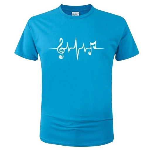 Musik t-shirt för män T2092