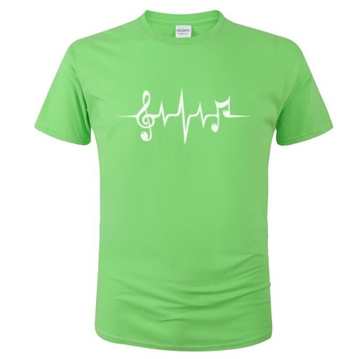 Musik t-shirt för män T2092