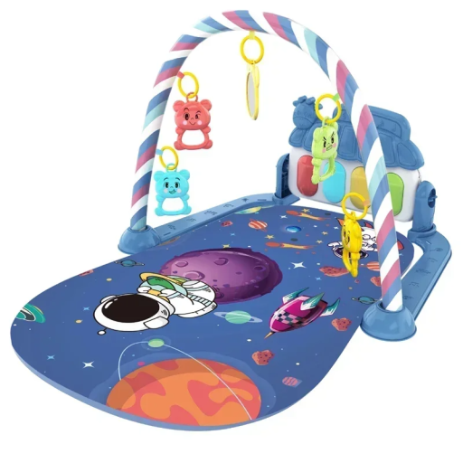 Musikalische interaktive Kindermatte für Babys 72x47x40 cm Spielmatte mit Lichtern, Reimen und Aktivitäten für die sensorische und motorische Entwicklung