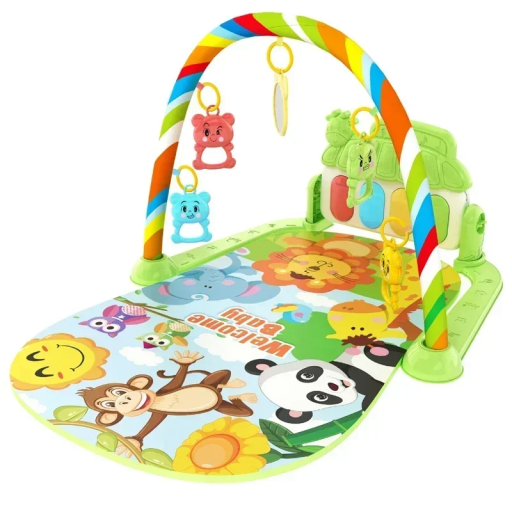 Musikalische Spielmatte für Kinder 72x47x40 cm Interaktive Spieldecke mit Lichtern, Reimen und Aktivitäten für Babys von 0-36 Monaten Sensorische Entwicklung
