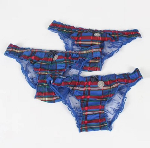 Mutandine a quadretti da donna