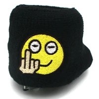 Năcluc universal pentru rezervorul de lichid de frână din bumbac frotir negru protecție împotriva scurgerilor cu motivul unui deget ridicat