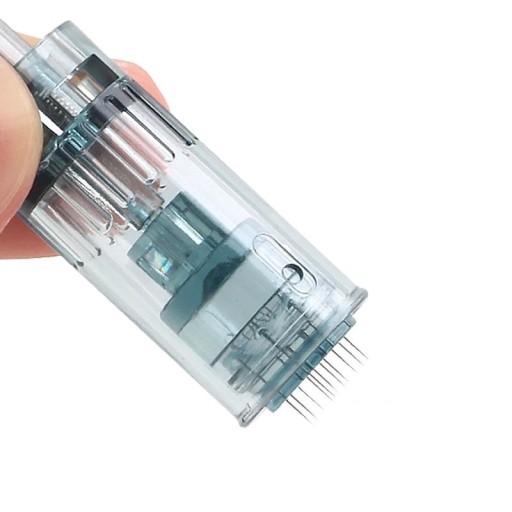 Nadelaufsätze für Derma Pen, 10 Stück, austauschbare 11 Nadelköpfe für Microneedling Pen, Kartuschen für Mesotherapie-Gerät, kompatibel mit Dr. Stift M8
