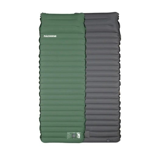 Nafukovací karimatka s vestavěnou pumpou 195 × 70 × 10 cm nylon lehká 1 kg silná izolace pro kempování turistiku outdoor