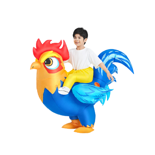 Nafukovací maskot jelmez gyerekeknek és felnőtteknek Gyerek méret 120–145 cm Ventilátorral és elemtartóval Halloweenra és ünnepségekre