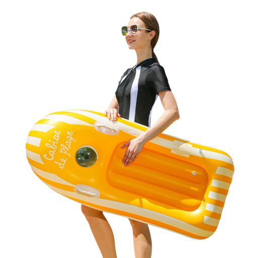 Nafukovací plovák lehátko do vody s madly a průhledným okénkem 113 x 51 cm pro děti i dospělé na relaxaci do bazénu nebo na pláž