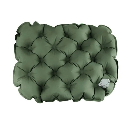 Nafukovací polštář 40 × 30 × 5 cm nylon TPU 40D ultralehký cca 80 g voděodolný pro kempování turistiku cestování