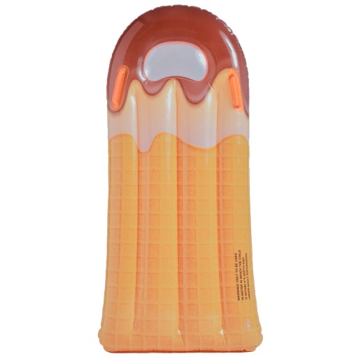 Nafukujący basenowy pływak 107 × 48 cm PVC Pływające leżak na wodę Kompaktowy relaksacyjny nafukiwany dodatek do basenu