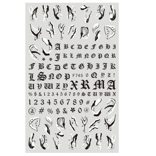 Nagelstickers P3352