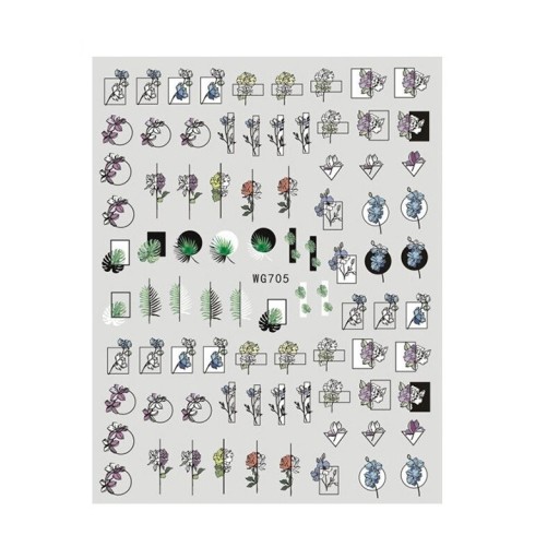 Nagelstickers P3352