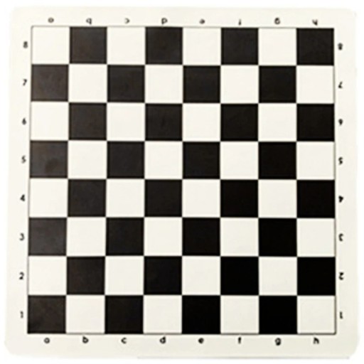 Nahkainen pyörillä varustettu shakkilauta 51 x 51 cm kannettava pehmeä turnausmatto kevyt harjoitusshakkilauta aloittelijoille ja lapsille