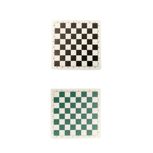 Nahkainen pyörillä varustettu shakkilauta 51 x 51 cm kannettava pehmeä turnausmatto kevyt harjoitusshakkilauta aloittelijoille ja lapsille