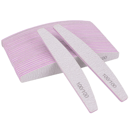 Nail File 100/100 Half-Moon
