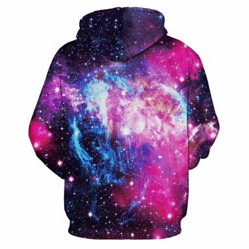 Naisten 3D-collegepaita - SPACE GALAXY
