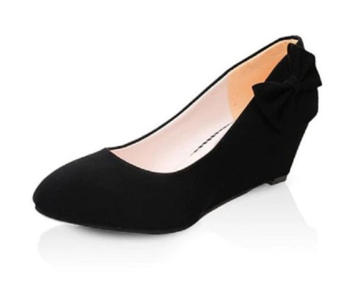 Naisten ballerinat rusetilla A608