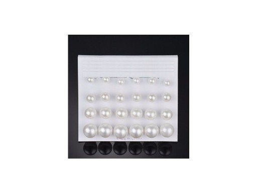 Naisten korvakorut Helmet 12 paria J1136